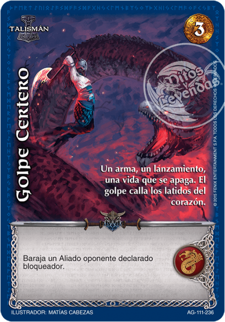 (AG-111-236) Golpe Certero – Cortesano - Devastation Store | Devastation Store