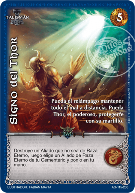 (AG-115-236) Signo del Thor – Cortesano - Devastation Store | Devastation Store