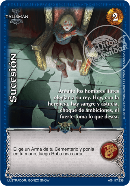 (AG-117-236) Sucesión – Cortesano - Devastation Store | Devastation Store