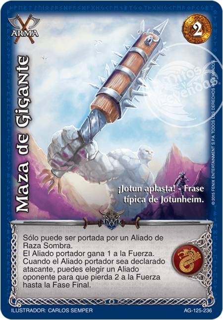 (AG-125-236) Maza de Gigante – Cortesano - Devastation Store | Devastation Store