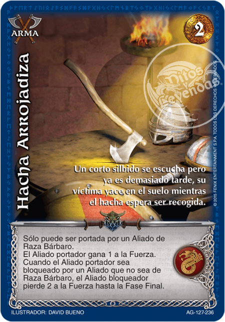 (AG-127-236) Hacha Arrojadiza – Cortesano - Devastation Store | Devastation Store