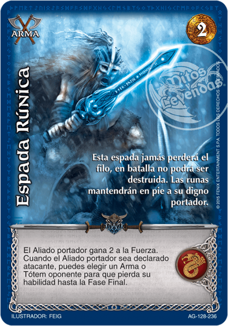 (AG-128-236) Espada Rúnica – Cortesano - Devastation Store | Devastation Store