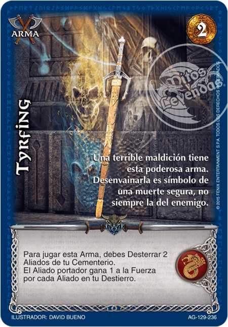 (AG-129-236) Tyrfing – Cortesano - Devastation Store | Devastation Store