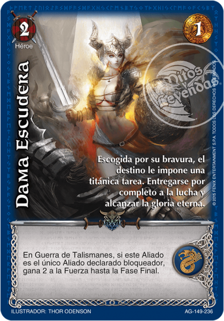 (AG-149-236) Dama Escudera – Vasallo - Devastation Store | Devastation Store
