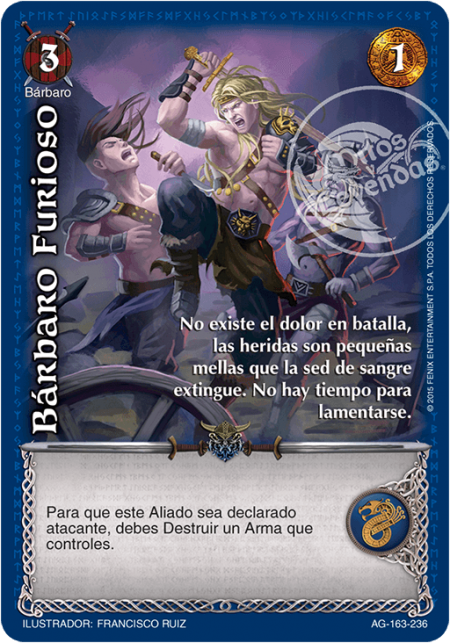 (AG-163-236) Bárbaro Furioso – Vasallo - Devastation Store | Devastation Store