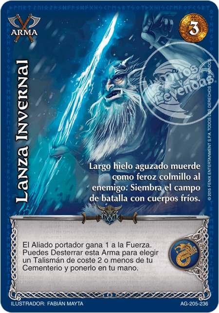 (AG-205-236) Lanza Invernal – Vasallo - Devastation Store | Devastation Store