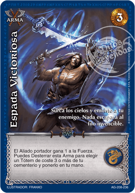 (AG-208-236) Espada Victoriosa – Vasallo - Devastation Store | Devastation Store