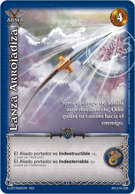 (AG-216-236) Lanza Arrojadiza – Vasallo - Devastation Store | Devastation Store