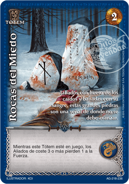 (AG-218-236) Rocas del Miedo – Vasallo - Devastation Store | Devastation Store
