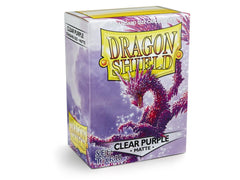 Dragon Shield Matte Sleeve - Clear Purple ‘Racan’ 100ct - Devastation Store | Devastation Store