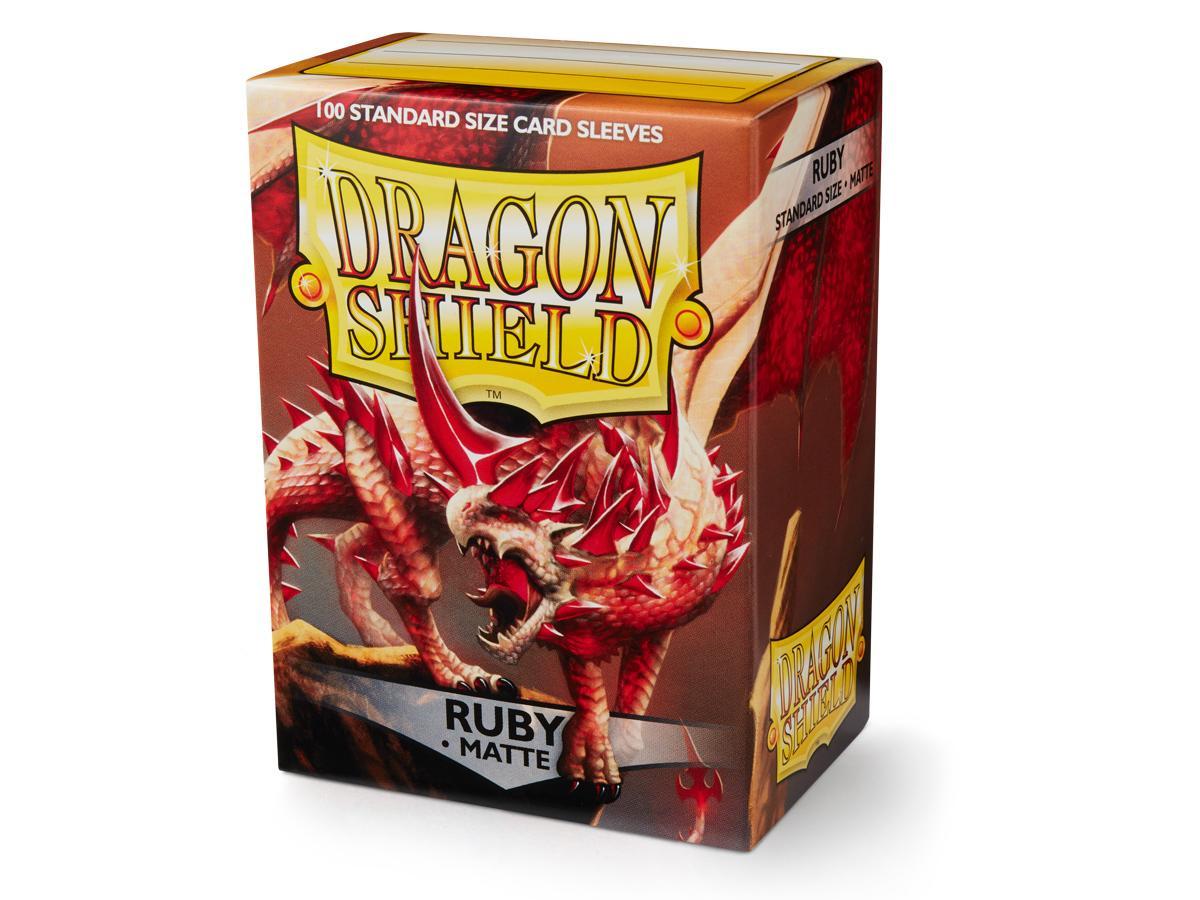 Dragon Shield Matte Sleeve - Ruby ‘Rubis’ 100ct - Devastation Store | Devastation Store