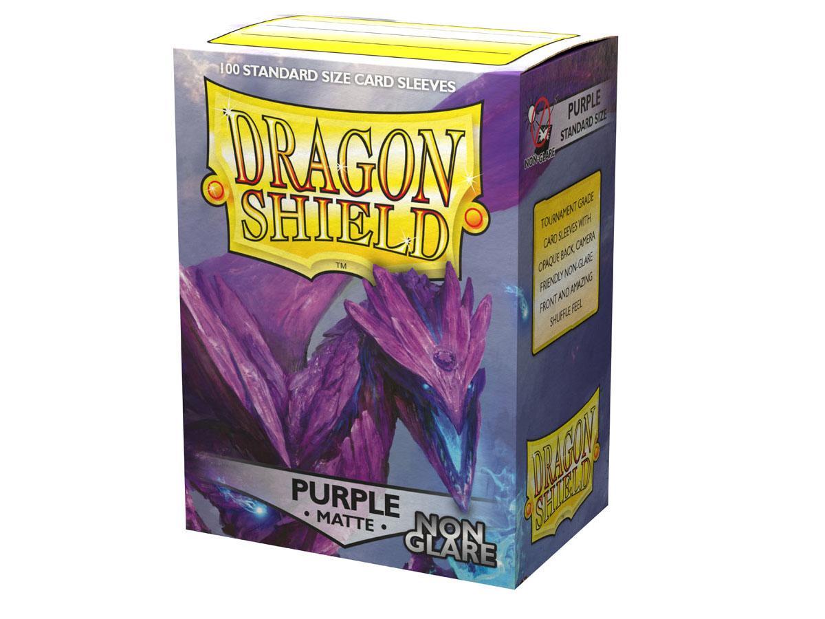 Dragon Shield Non-Glare Sleeve - Purple ‘Amifist’ 100ct - Devastation Store | Devastation Store