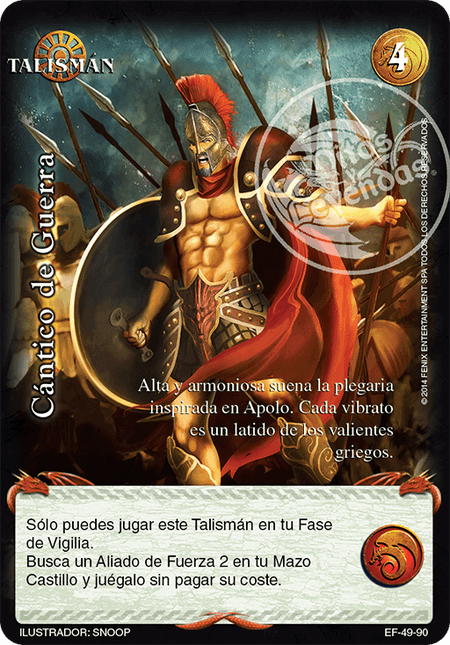 (EF-49-90) Cántico de Guerra – Cortesano - Devastation Store | Devastation Store
