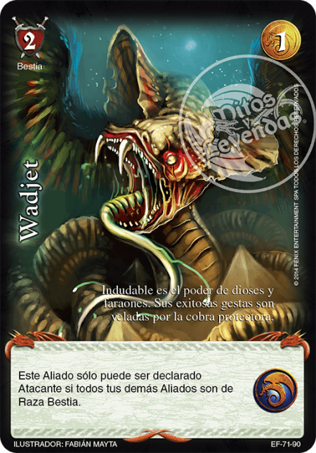 (EF-71-90) Wadjet – Vasallo - Devastation Store | Devastation Store