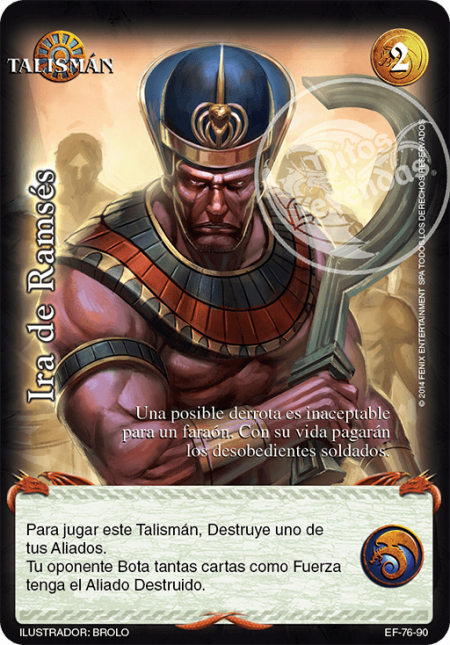 (EF-76-90) Ira de Ramsés – Vasallo - Devastation Store | Devastation Store