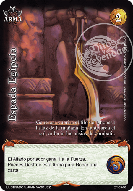 (EF-85-90) Espada Egipcia – Vasallo - Devastation Store | Devastation Store