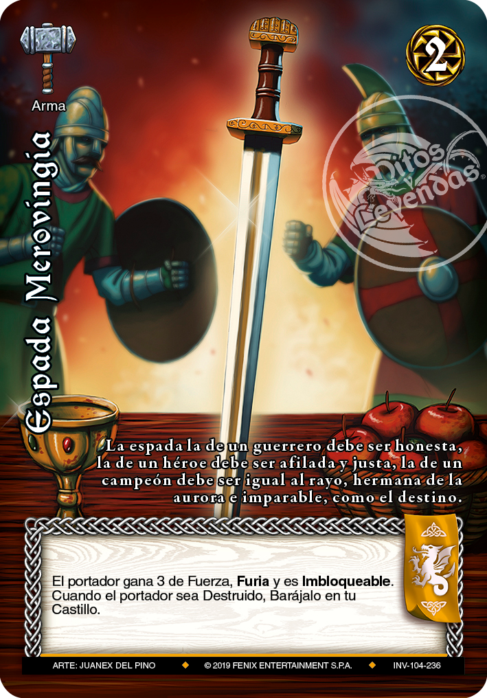 Espada Merovingia - Devastation Store | Devastation Store