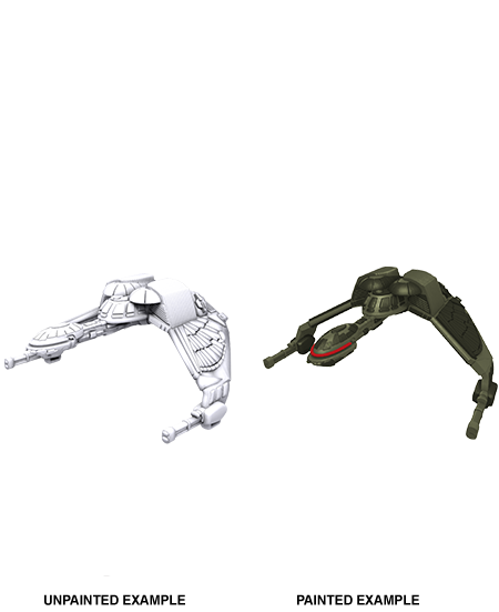 Star Trek: Deep Cuts Unpainted Miniatures: Klingon Bird-of-Prey - Devastation Store | Devastation Store