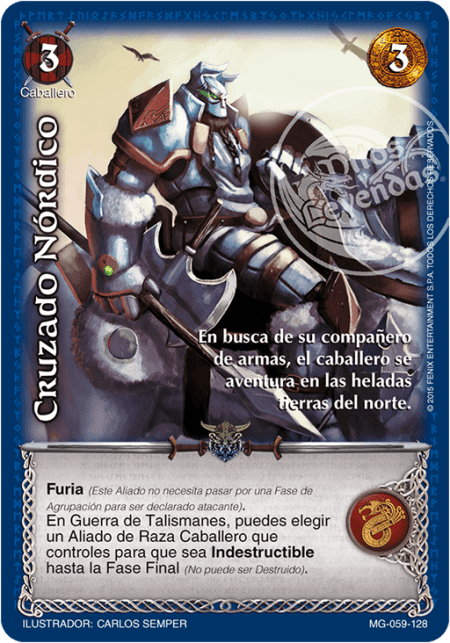 (MG-059-128) Cruzado Nórdico – Cortesano - Devastation Store | Devastation Store