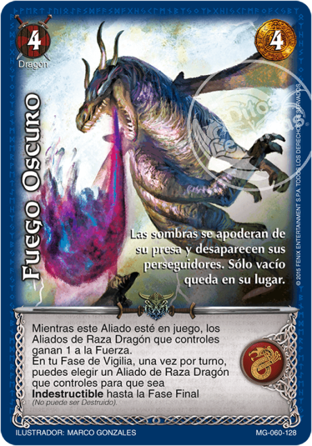 (MG-060-128) Fuego Oscuro – Cortesano - Devastation Store | Devastation Store