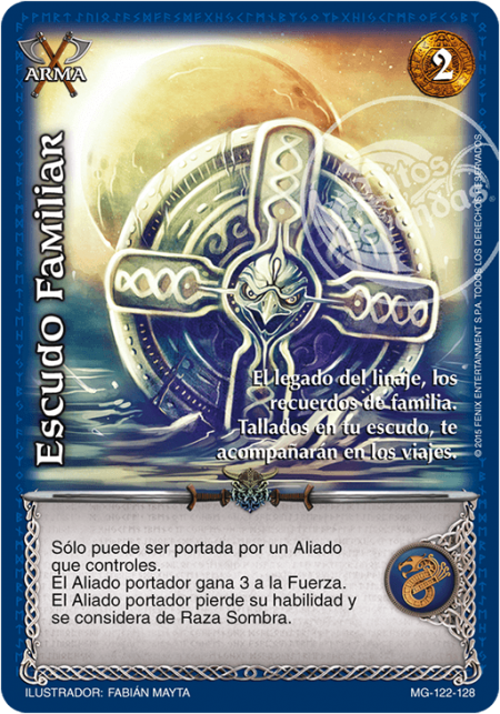 (MG-122-128) Escudo Familiar – Vasallo - Devastation Store | Devastation Store