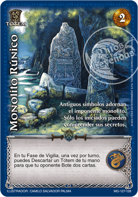 (MG-127-128) Monolito Rúnico – Vasallo - Devastation Store | Devastation Store