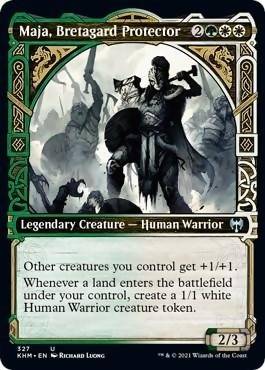 Maja, Bretagard Protector (Showcase) [Kaldheim] | Devastation Store