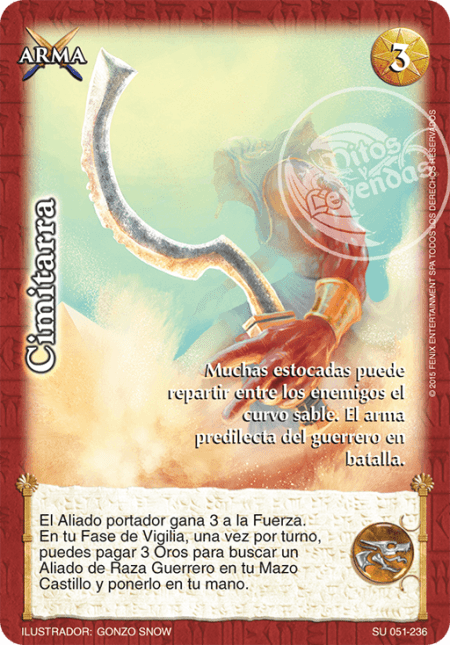 (SU-051-236) Cimitarra – Real - Devastation Store | Devastation Store