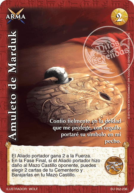 (SU-052-236) Amuleto de Marduk – Real - Devastation Store | Devastation Store