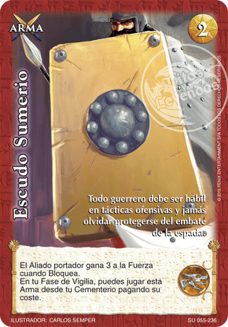 (SU-055-236) Escudo Sumerio – Real - Devastation Store | Devastation Store