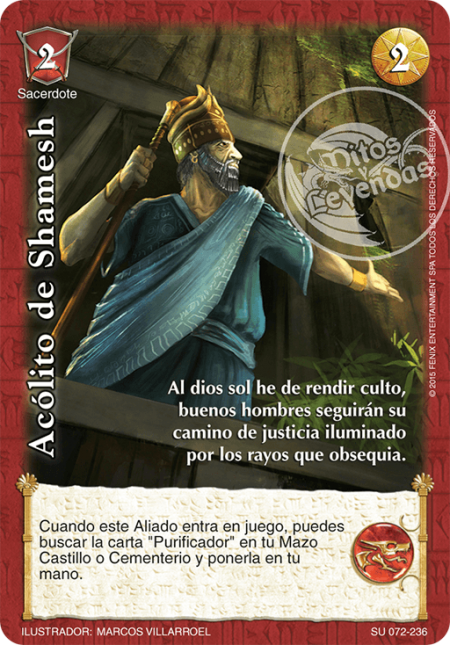 (SU-072-236) Acólito de Shamesh – Cortesano - Devastation Store | Devastation Store