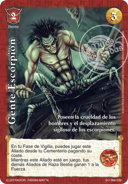 (SU-086-236) Gente Escorpión – Cortesano - Devastation Store | Devastation Store