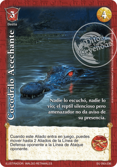 (SU-093-236) Cocodrilo Acechante – Cortesano - Devastation Store | Devastation Store