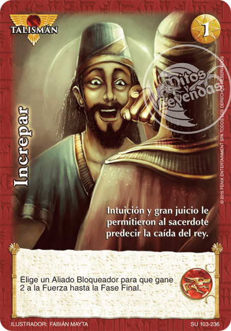 (SU-103-236) Increpar – Cortesano - Devastation Store | Devastation Store