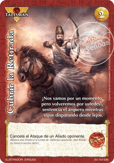 (SU-107-236) Cubrir la Retirada – Cortesano - Devastation Store | Devastation Store