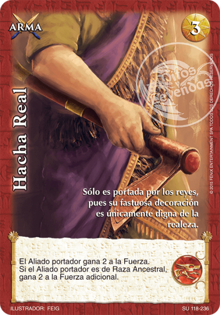 (SU-118-236) Hacha Real – Cortesano - Devastation Store | Devastation Store