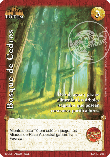 (SU-127-236) Bosque de Cedros – Cortesano - Devastation Store | Devastation Store