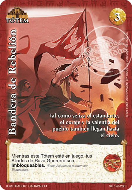 (SU-128-236) Bandera de Rebelión – Cortesano - Devastation Store | Devastation Store