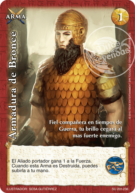 (SU-201-236) Armadura de Bronce – Vasallo - Devastation Store | Devastation Store