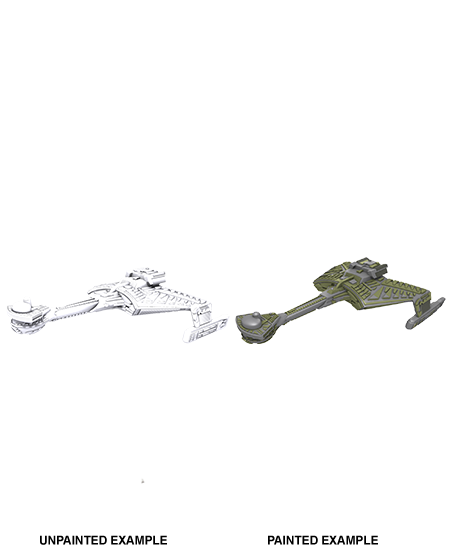 Star Trek: Deep Cuts Unpainted Miniatures: K't'inga Class - Devastation Store | Devastation Store