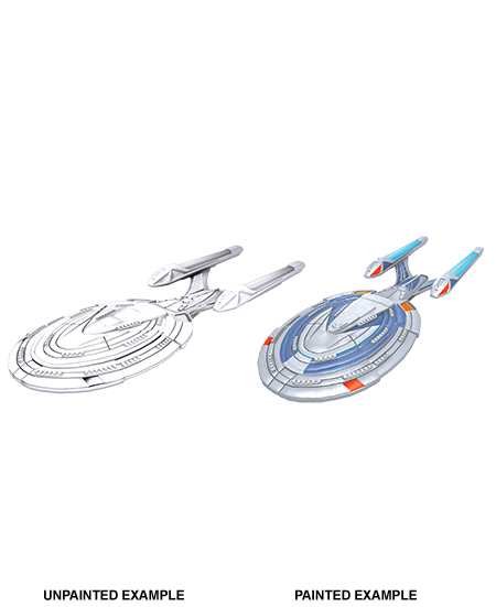 Star Trek: Deep Cuts Unpainted Miniatures: Sovereign Class - Devastation Store | Devastation Store