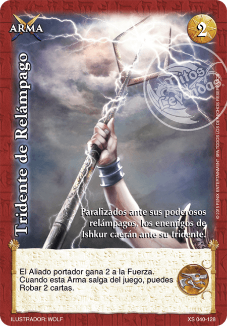 (XS-040-128) Tridente de Relámpago – Real - Devastation Store | Devastation Store