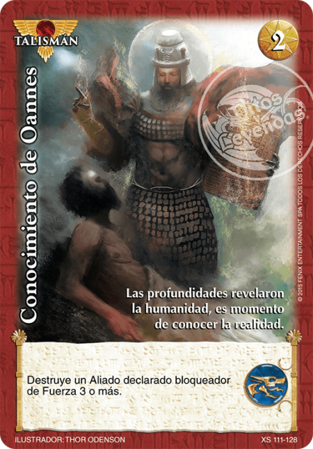 (XS-111-128) Conocimiento de Oannes – Vasallo - Devastation Store | Devastation Store