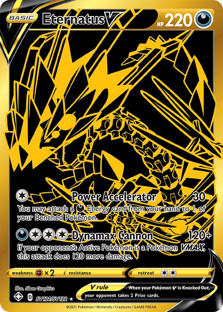Eternatus V (SV121/SV122) [Sword & Shield: Shining Fates] | Devastation Store
