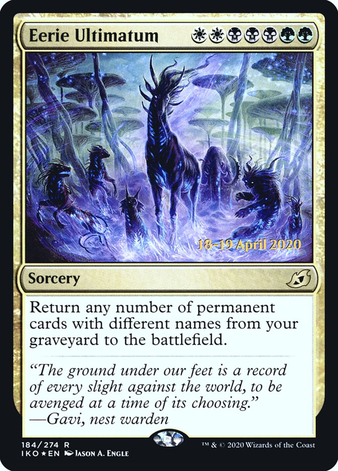 Eerie Ultimatum  [Ikoria: Lair of Behemoths Prerelease Promos] | Devastation Store