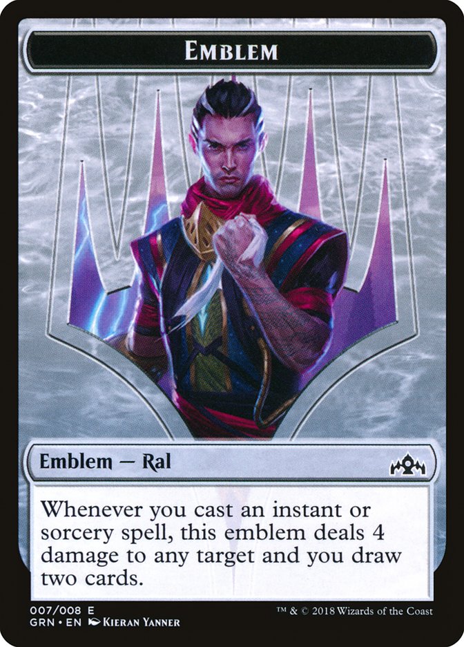Ral, Izzet Viceroy Emblem [Guilds of Ravnica Tokens] | Devastation Store