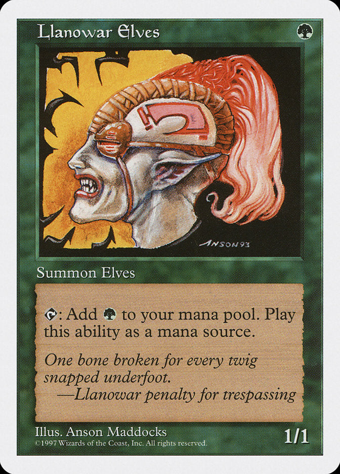 Llanowar Elves [Fifth Edition] - Devastation Store | Devastation Store