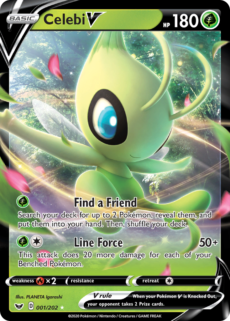 Celebi V (001/202) [Sword & Shield: Base Set] | Devastation Store