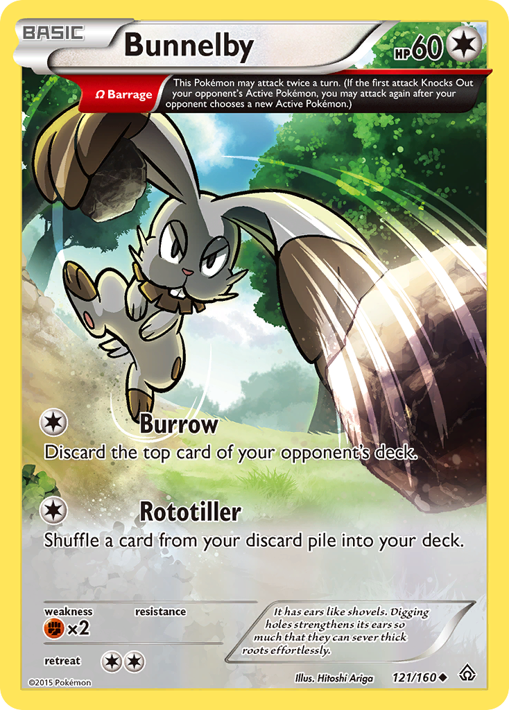 Bunnelby (121/160) [XY: Primal Clash] | Devastation Store