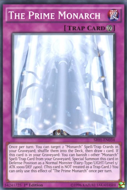 The Prime Monarch [SR01-EN034] Common | Devastation Store